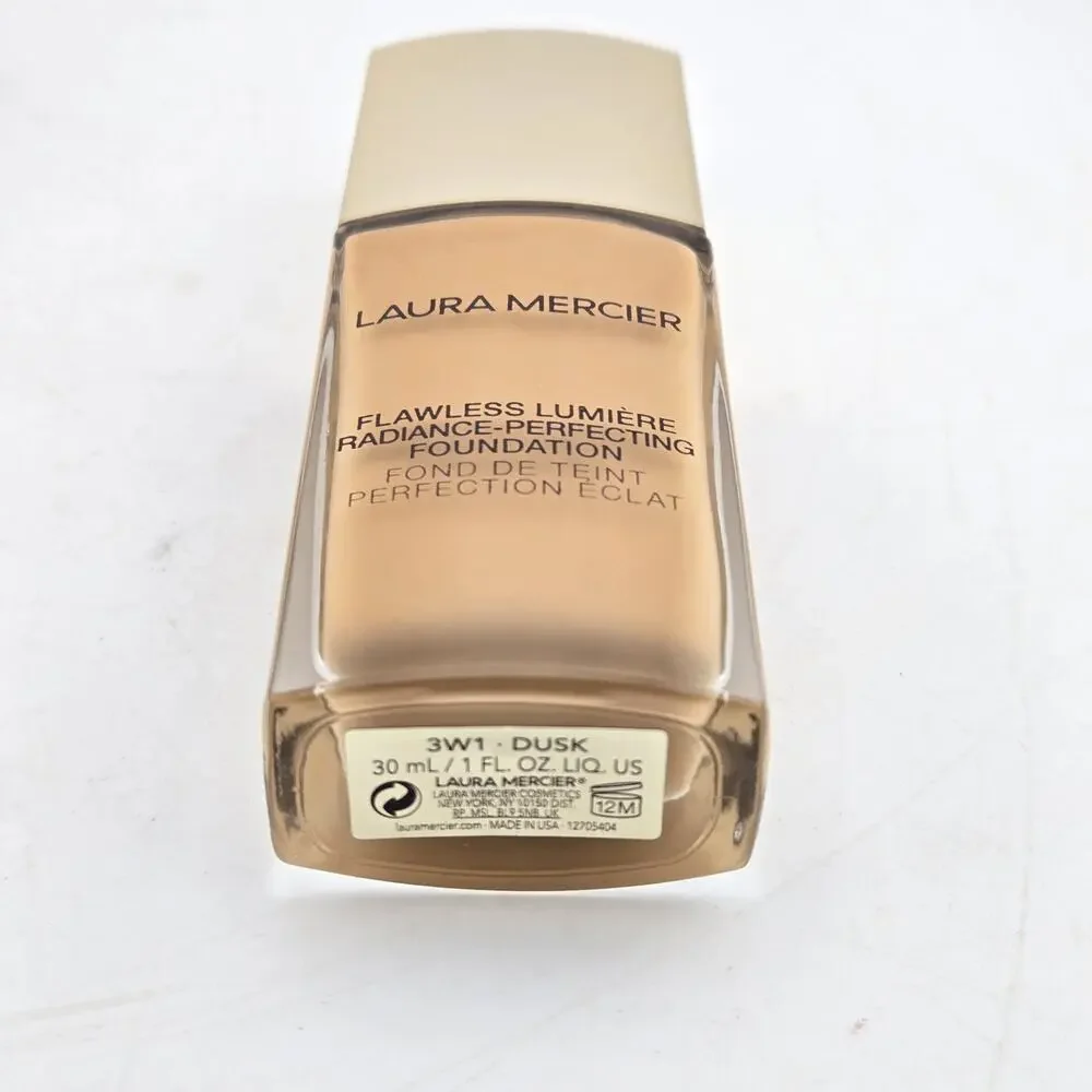Laura Mercier Flawless Lumiere Radiance Perfecting Foundation 3W1 Dusk 1oz New